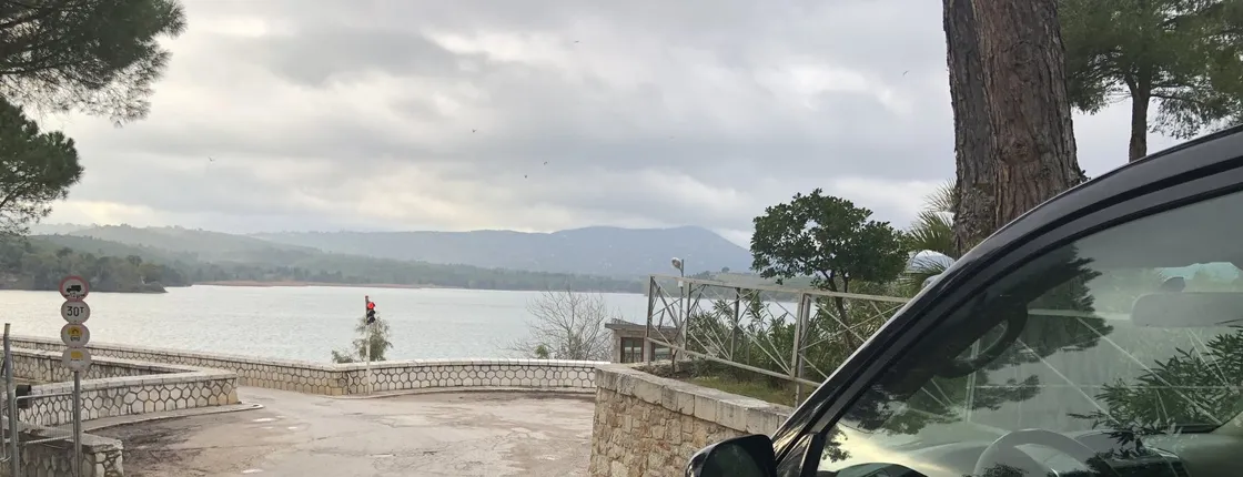 Private Marathon Lake and Lazaridis Domaine winery tour with tasting