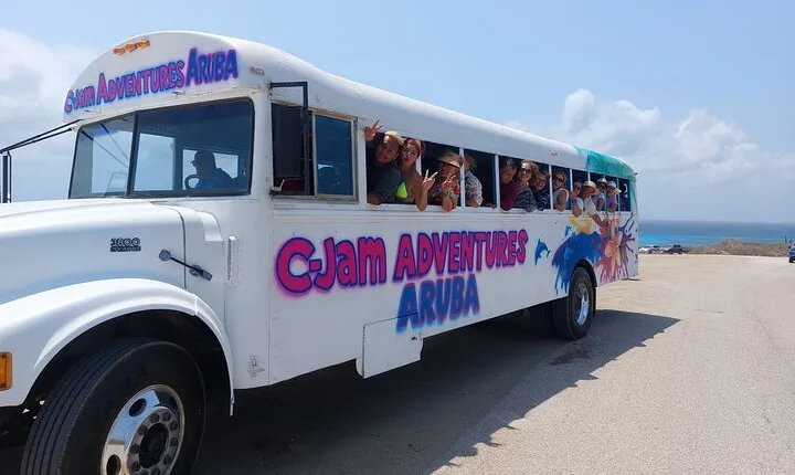  Aruba Beach Hopping Private Tour Bus Charter. 