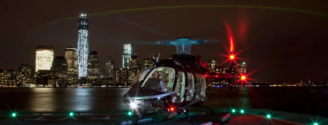 NYC city lights 30-minute helicopter ride from New Jersey