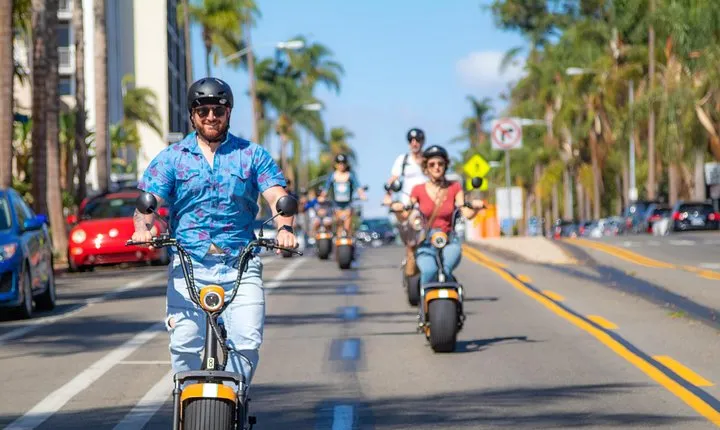 2Hr GPS Self Guided Scooter Tour: Downtown & Balboa Park