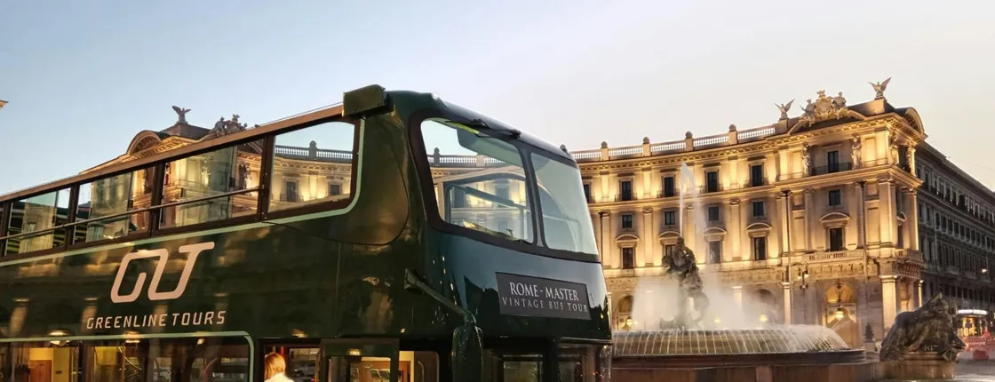 Rome open bus night tour
