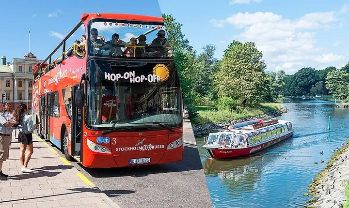 Stockholm Hop-On Hop-Off Bus & Boat