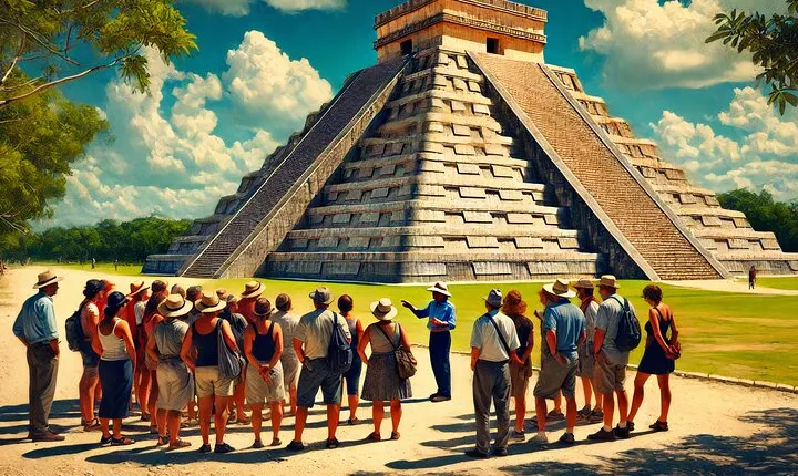 Chichén Itzá, Mexican Buffet, Cenote & Valladolid guided Tour