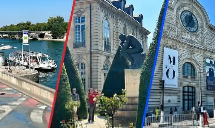 Orsay & Rodin Museum with Hop-On Hop-Off Seine River Boat