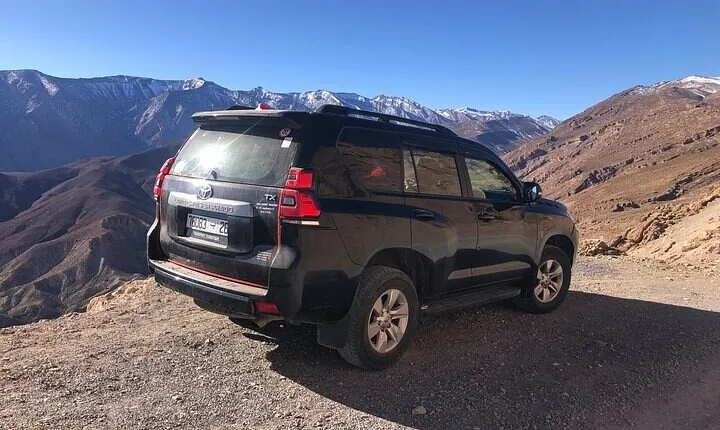 From Marrakech, Agafay desert & Atlas Mountains Day Trip 4WD