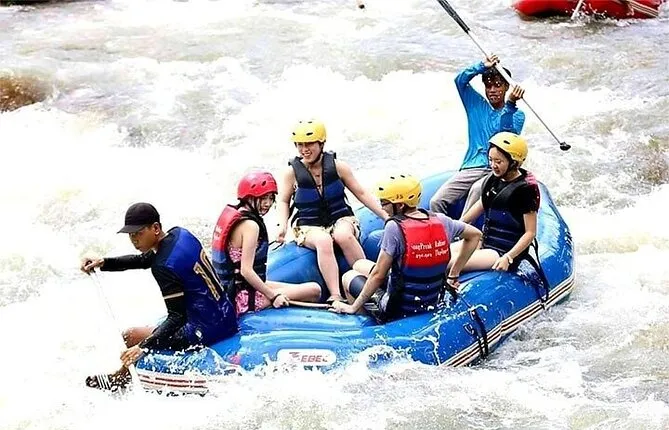 KRABI-PHANG NGA: White Water Rafting-Zipline-Waterfall with Lunch