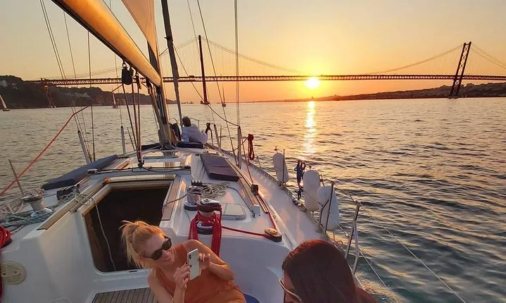 Lisbon Sunset Sailing with Portuguese Wine and History