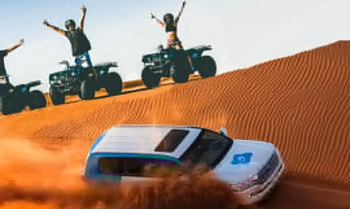 Dubai: Half-Day Desert Safari, Camels, Quad Bike & Refreshments