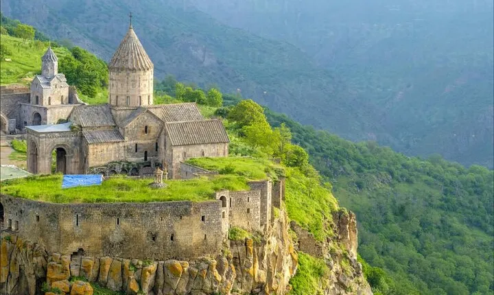 Private tour Jermuk, waterfall, Tatev Monastery and TaTev Ropeway