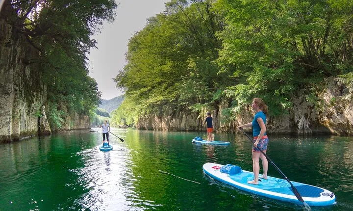 Private Half Day Stand-up Paddle Boarding on the Soča River