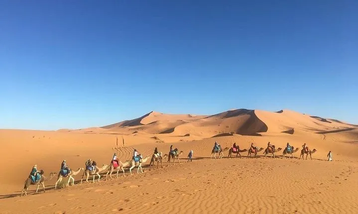 Fes to Marrakech 4 Days Private Desert Tours including night in Luxury Camp
