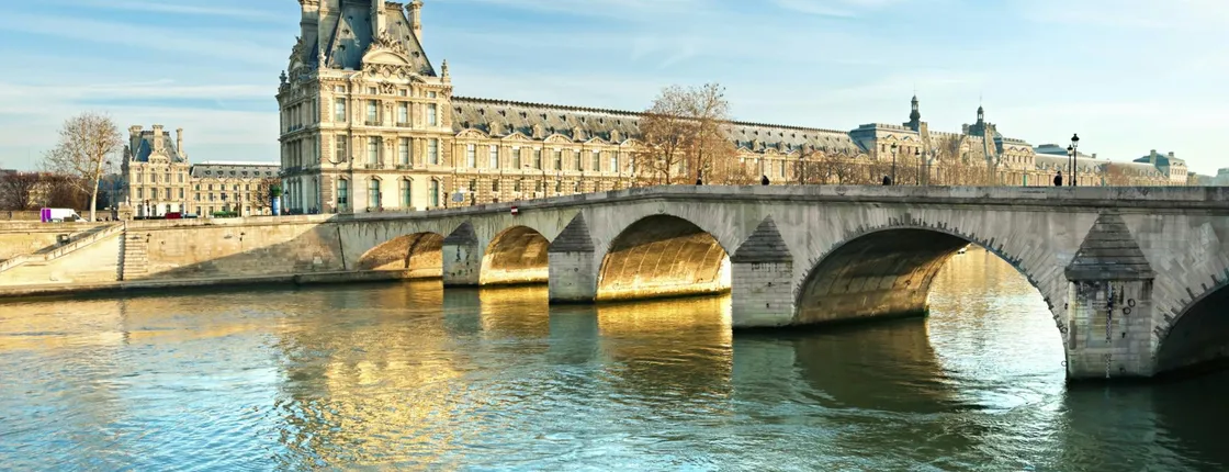 City tour of Paris by bus and tickets for a Seine cruise