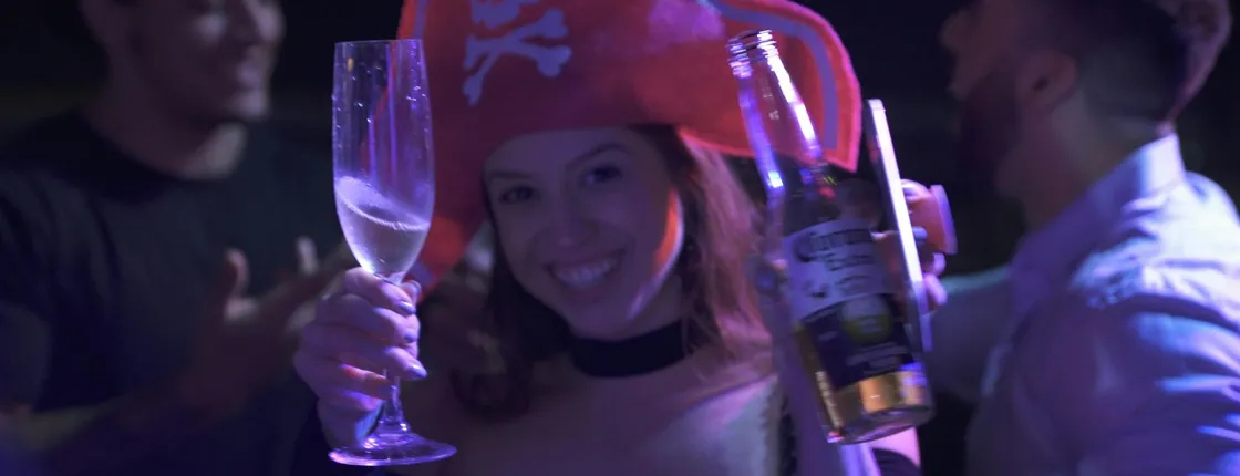 Miami night party boat cruise