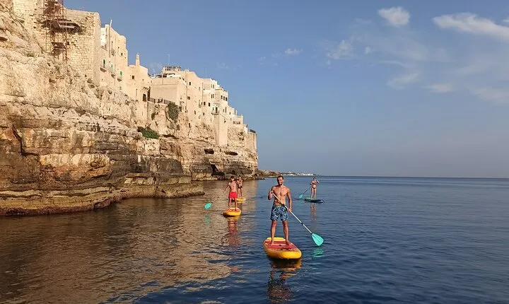 SUP ride to the Polignano a Mare caves