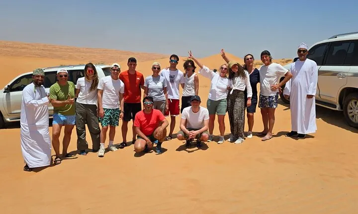 Sharing Tour to Wahiba Sand Desert and Wadi Bani Khalid Full Day
