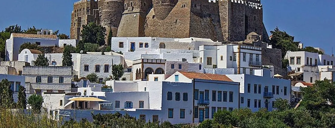 Monastery, cave, and beach private driving tour in Patmos