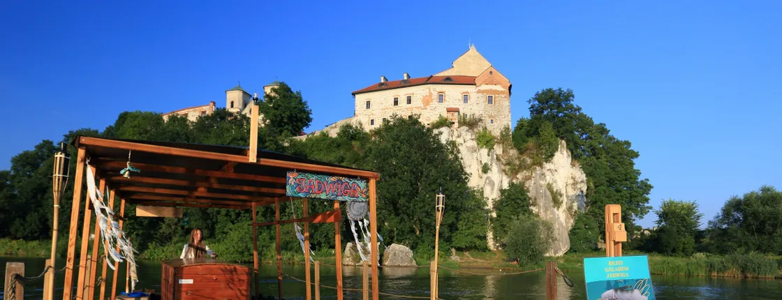 Wooden historical boat cruise on Vistula river from Krakow to Tyniec