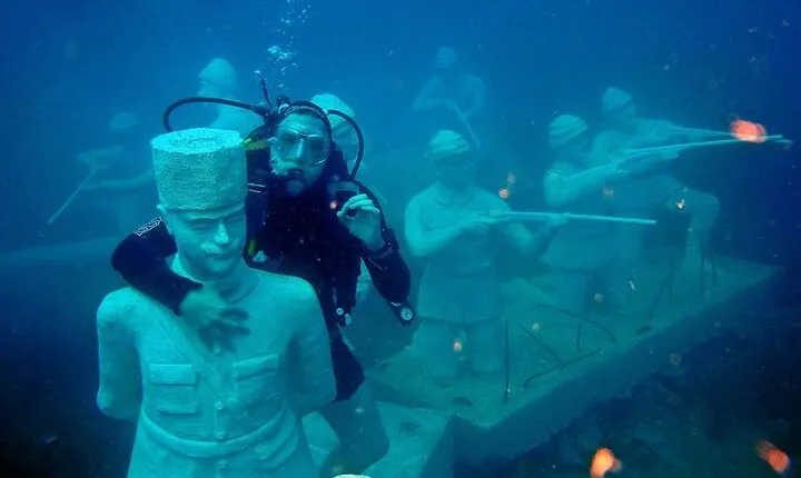 Side Scuba Diving With Under Water Museum: 2 Dives With Lunch And Free Transfer
