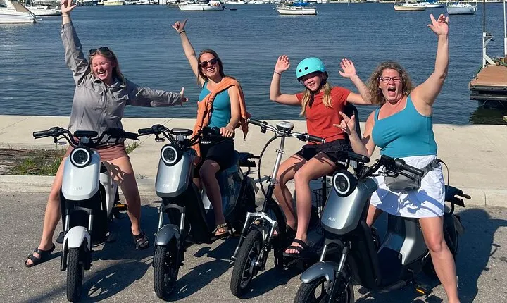 Naples Florida Electric Moped Tour - Family Fun - Easy to Ride