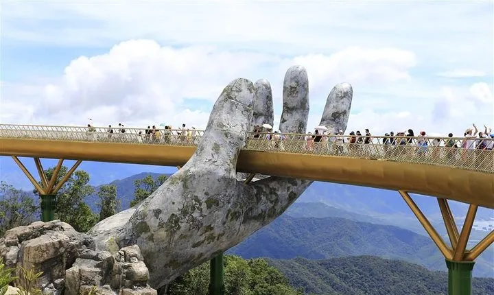 Private Tour to Golden Bridge Ba Na Hills in Da Nang Vietnam