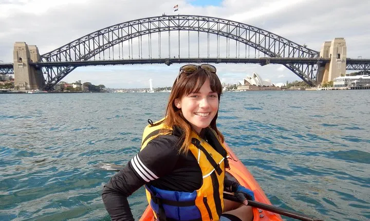 Kayak to Goat Island in Sydney Harbour with Local