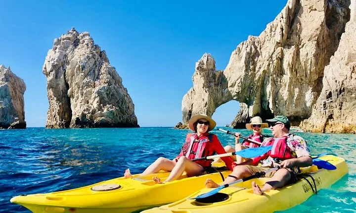 Los Cabos Arch and Playa del Amor Tour by Glass Bottom Kayak