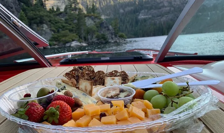 Sunset Wine & Cheese Emerald Bay Boat Charter