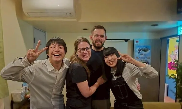 Experience of pairing sake tasting with snacks in Kyoto