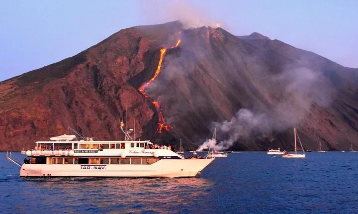 Aeolian Islands Day Trip from Taormina: Stromboli and Panarea