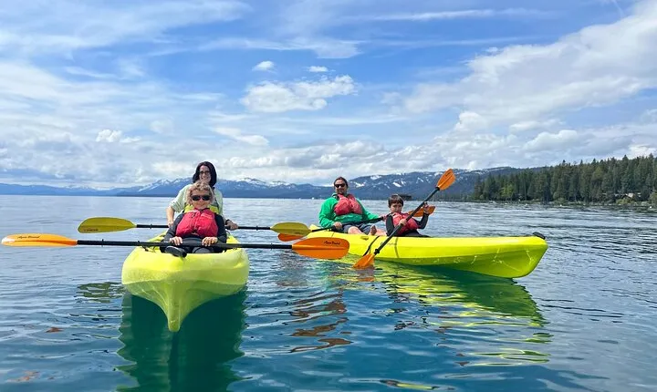 Tahoe City 3-Hour Tandem Kayak Rental (2 People)