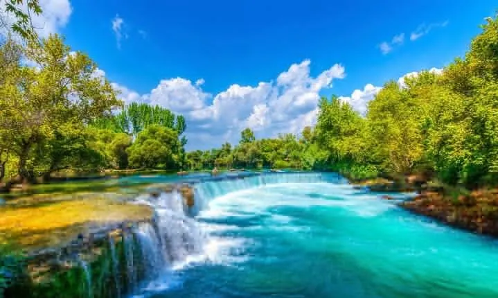 Side: Manavgat River Cruise w/ Lunch & Waterfall & Bazaar Visit