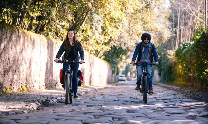 Unique E-Bike Experience in the Appian Way and the Catacombs