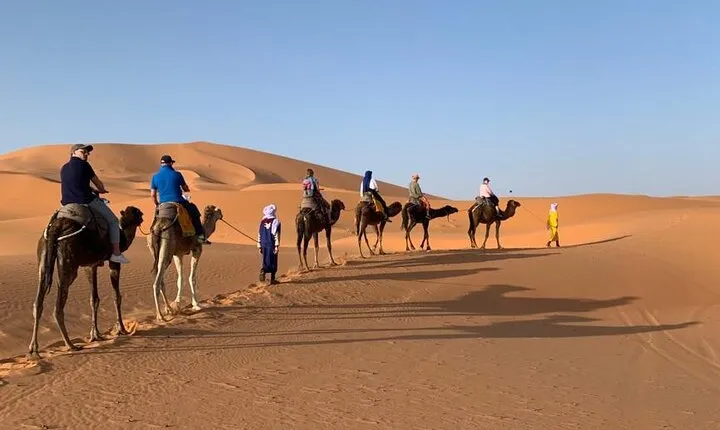 5 Days trip Tangier to Chaouen, Fez, Merzoga desert and Marrakech