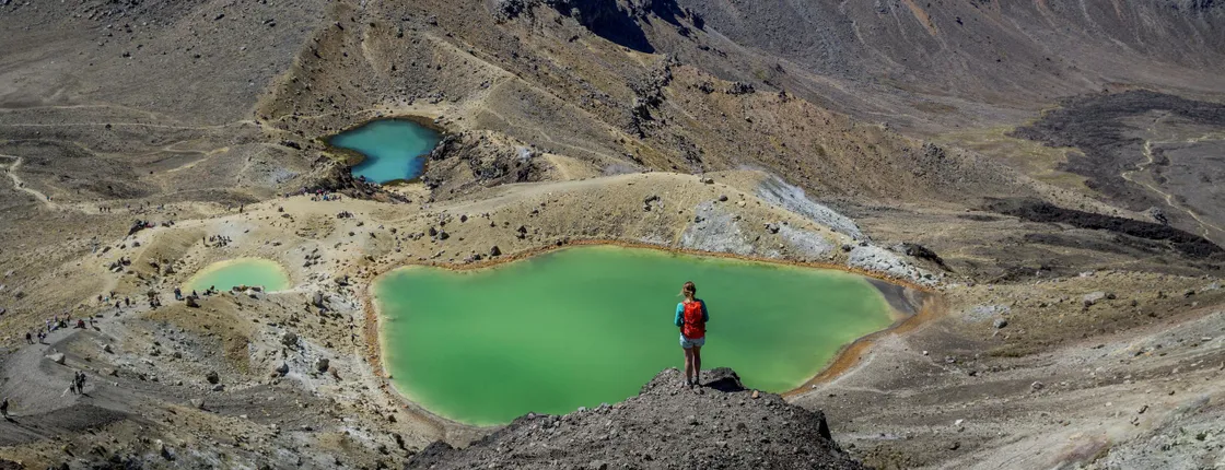 Return transfer to Tongariro Alpine Crossing from Tūrangi