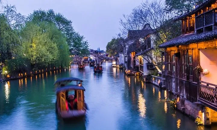Zhujiajiao Water Town and Shanghai City Private Day Tour