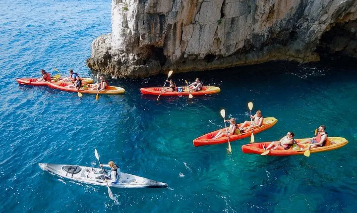 Pula Kayak, Cliffs & Snorkeling Adventure