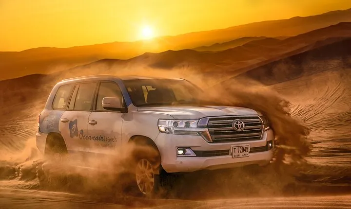 Dubai Premium Red Dunes Safari, Camels & 5* BBQ at Al Khayma camp