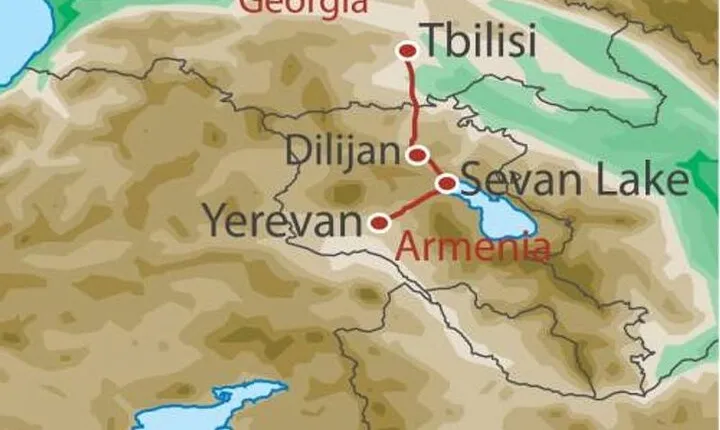 Jump Yerevan to Tbilisi(vice versa) GROUP Guided Driving Tour