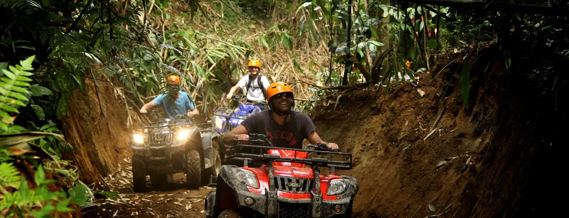Full Day Quad Bike ATV Adventure Ride and Ubud City Tour
