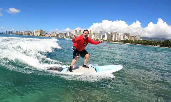 Family, Private & Group Surfing Lessons, Waikiki Courtesy Shuttle