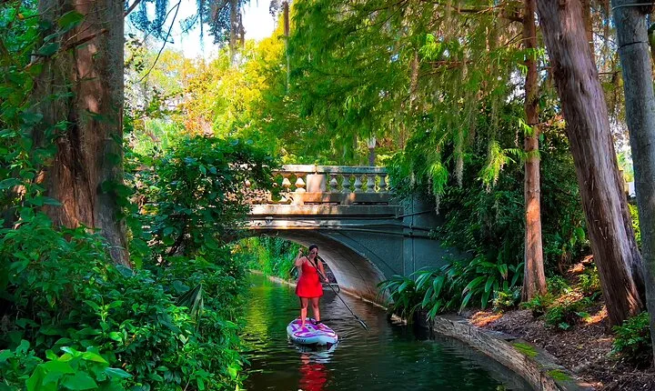 Paddleboard the scenic Winter Park Chain of Lakes