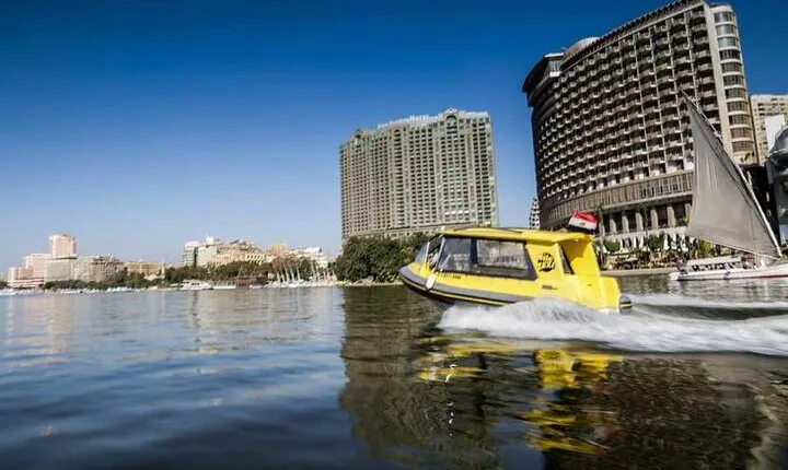 1 Hour adventure in the Nile River By Nile Taxi In Cairo