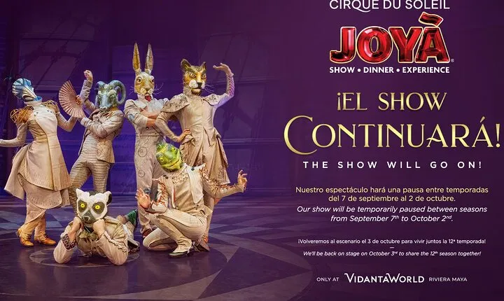 Cirque du Soleil JOYÀ Admission Tickets