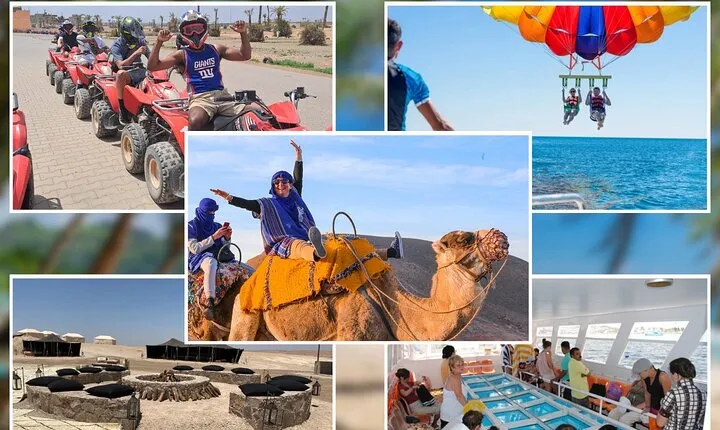 Mega Safari ATV Parasailing, Glass Boat & Lunch - Sharm El Sheikh