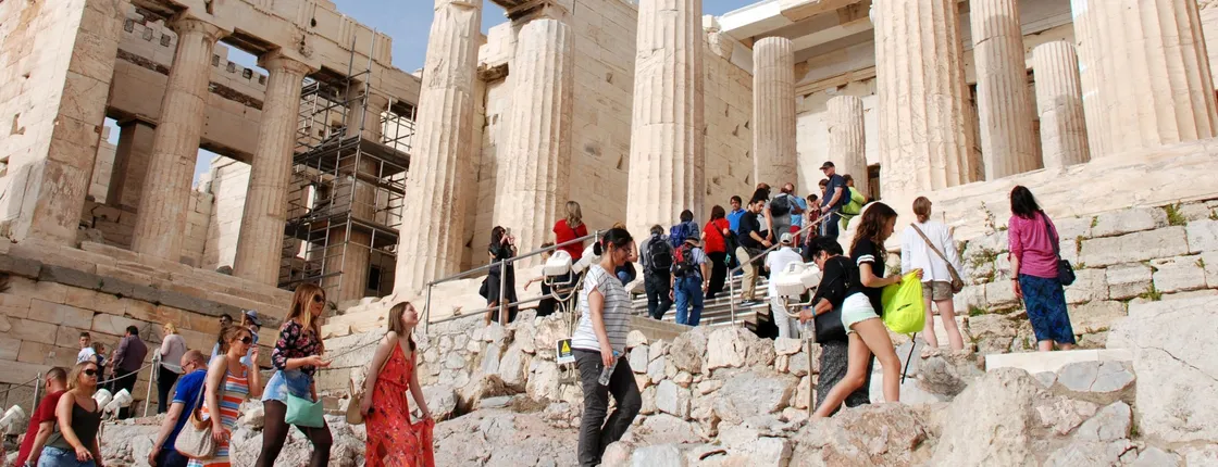 Acropolis of Athens early walking tour