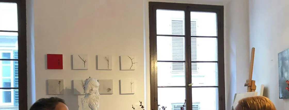 Cooking class and lunch in a private art gallery