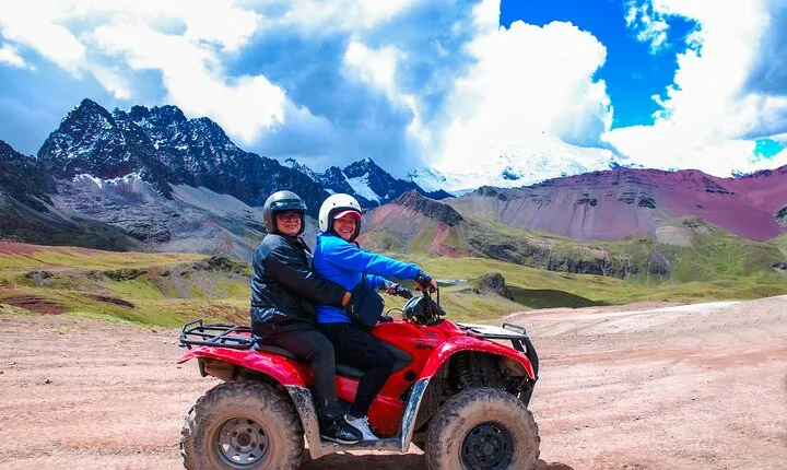 From Cusco: Vinicunca Rainbow Mountain ATV Tour with Meals
