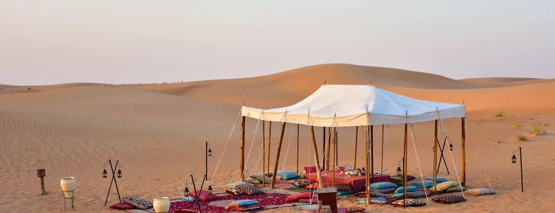 Private champagne desert safari in Dubai