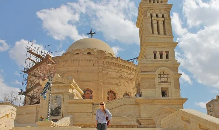 Private Tour of Coptic Cairo Including Saint Simon Church in Moqqatam