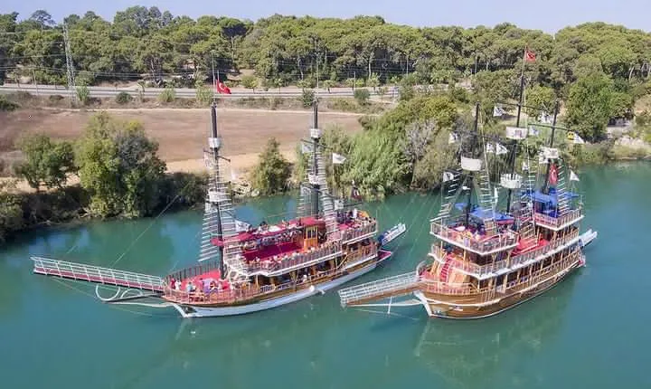 Manavgat River Cruise & Waterfall & Bazaar Visit